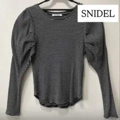 SNIDEL パフスリーブワッフルトップス SNIDEL（スナイデル）の「パフスリーブワッフルトップス（Tシャツ