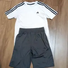 adidas Tシャツ ショートパンツ セットアップ　160　3セット