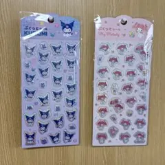 【週末限定値下げ】サンリオ マイメロ クロミ ぷくっとシール