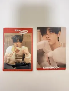 SUNGHOO タレントカード 2枚セット