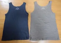 サマンサモスモスリブ編みタンクトップ2枚セット(チャコール、モカ)SM2