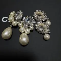 パールビジューピアス2つセット
