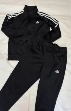 アディダス★adidas AEROREADY 上下セット (ブラック)130cm