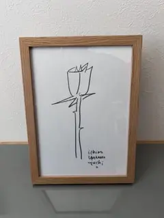 山口一郎　花　薔薇　原画　ポスター　無印良品　A4サイズ　絵　絵画 IDÉE日本橋店】山口一郎さん 数量限定 新作アート入荷｜ 無印良品