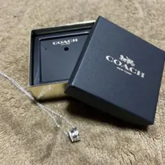 COACH シルバー リングモチーフ ネックレス