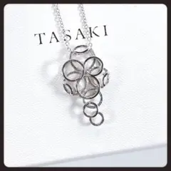 希少　TASAKI　タサキ　シルバー　ネックレス　パール　3粒
