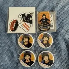 ハイキュー 山口忠 横断幕アクリルスタンド・缶バッジセット