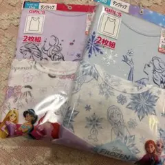 ラプンツェル　アナ雪　肌着　エルサ　しまむら　ディズニー　下着　タンクトップ