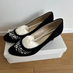 tozoo ビジュー付パンプス