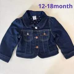 中古　babyGAP デニムジャケット　12-18month 80cm