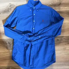Polo Ralph Lauren 青 長袖シャツ クラシックフィット