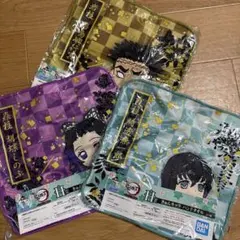鬼滅の刃　きゅんキャラ　ハンドタオル　時透無一郎　胡蝶しのぶ　悲鳴嶼行冥