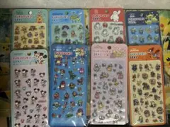 ディズニーキャラクターぷくぷくシール　8枚セット