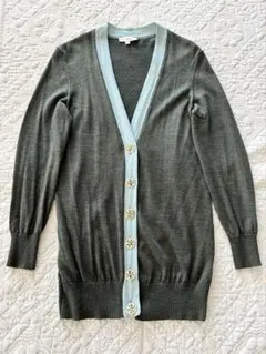 ★TORY BURCH★ロングカーディガン★XS★グレー系★のサムネイル
