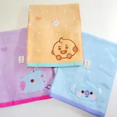 3枚 まとめ売り BT21 バスタオル BTS MANG KOYA SHOOKY