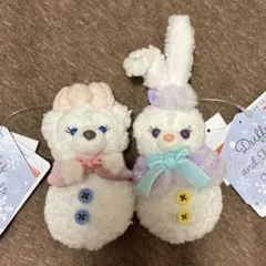 ステラルー　シェリーメイ　スノーウィーデイ　ぬいぐるみチャーム　ゆきだるま