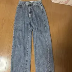 WEGO ケミカルウォッシュ デニムパンツ Sサイズのサムネイル
