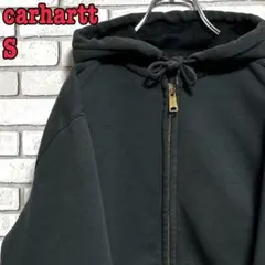 carhartt☆フルジップパーカー サーマル チャコールグレー S