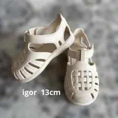 igor アイボリーサンダル　13cm
