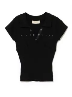 andmary Lindsay logo tops black - メルカリ