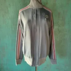 DIESELトラックジャケットMグレー ライン入 ヴィンテージ 希少 ギリシャ製