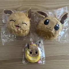 ポケモン　イーブイ　フェイスポーチ　2コ　& ミニリュック型ポーチ セット
