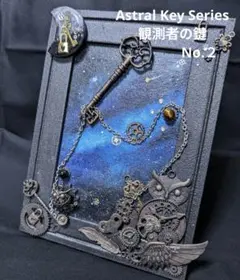 スチームパンク フレームアート 1点物コラージュアンティーク風