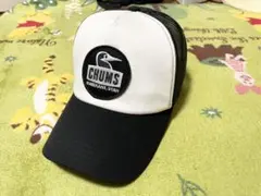 【CHUMS】 チャムス メッシュバックキャップ ホワイト/ブラック