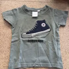CONVERSE スニーカー刺繍 Tシャツ 95