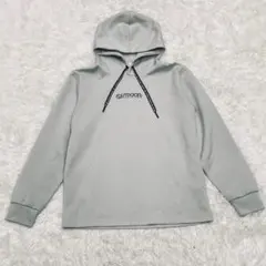 アウトドア　OUTDOOR フード付きパーカー　ライトグレー　【M】