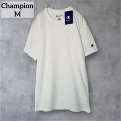 【未使用　タグ付】チャンピオン 半袖Tシャツ M　ホワイト　コットン　訳あり
