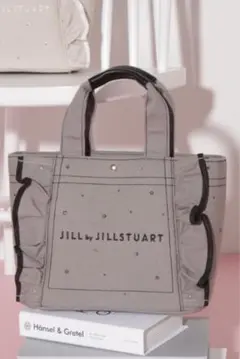 JILL by JILLSTUART ビジューフリルトート グレーポッピン