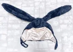 うさぎ帽子 ネイビー コスプレ うさぎ 被り物 コスプレ ハロウィン 帽子