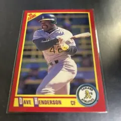 MLB 1991 スコア デーブヘンダーソン　オークランドアスレチックス　325