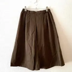 ゴム ガウチョパンツ