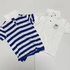 【2枚セット】ラルフローレン、ラコステ ポロシャツ 110サイズ