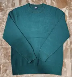 UNIQLO ウォッシャブルストレッチミラノリブクルーネックセーター