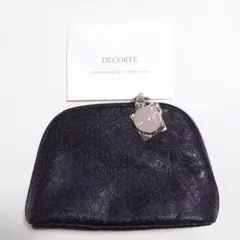 コスメデコルテ　化粧ポーチ　ブラック　説明書付き