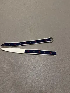ラルフローレン刺繍リングベルト ネイビー