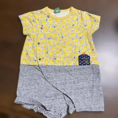 RAG MART ロンパース　70 女の子　女児　ベビー服　半袖