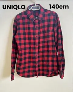 【UNIQLO】フランネルシャツ140㎝