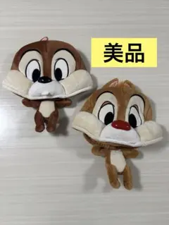 【美品】東京ディズニーリゾート　チップとデール　ファンキャップ　2点まとめ売り