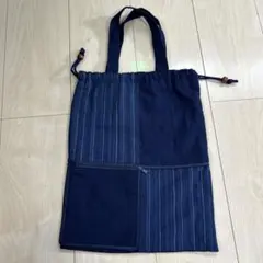 ハンドメイド　トートバッグ、巾着