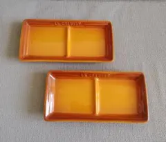【新品】未使用　ルクルーゼ　LE CREUSET ヤクミプレート 2枚セットのサムネイル