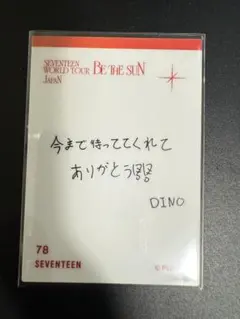 SEVENTEEN BE THE SUN トレカ ディノ