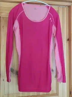 Under Armour ピンク 長袖 トレーニングシャツ L