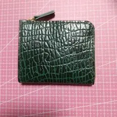 L字型ウォレット　コンパクト　ハンドメイドレザー