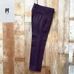 新品同様 PT TORINO テーパード ウール スラックス パンツ 44