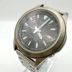 稼働品 カシオ リニエージ 電波ソーラー メンズ腕時計 チタン 電池交換済み