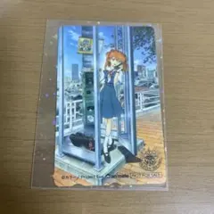 エヴァ アニメイト 特典 テレホンカ一ド風ステッカー エヴァンゲリオン